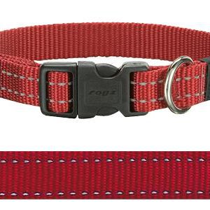 Rogz for dogs snake halsband rood