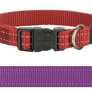 Rogz for dogs snake halsband paars