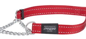 Rogz for dogs fanbelt halfslip halsband rood