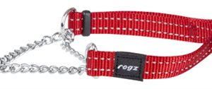Rogz for dogs snake halfslip halsband rood