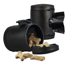 Flexi poepzak / snackbox zwart