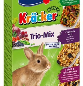 Vitakraft dwergkonijn krackers noot/bosvruchten/groenten
