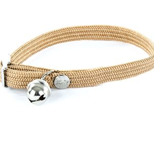 Martin halsband kat elastisch nylon beige