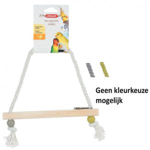 Zolux schommel hout met touw assorti