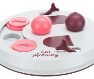 Trixie cat activity flip board bes / roze / lichtgrijs