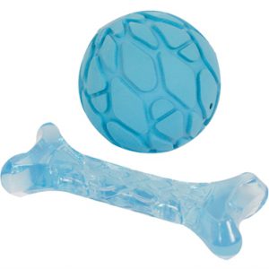 Fofos puppy bot en bal blauw