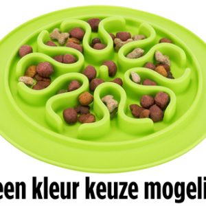 Trixie voermat slow feed silicone assorti