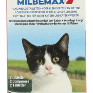 Milbemax tablet ontworming kleine kat / kitten