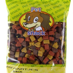 Petsnack mini hartjes mix