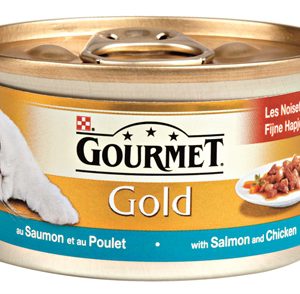Gourmet gold fijne hapjes zalm / kip