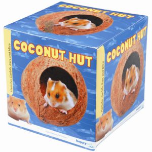 Happy pet coconut hut