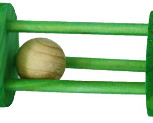 Happy pet wooden rattler circle