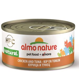 Almo nature cat tonijn / kip