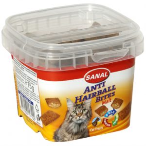 Sanal cat hairball bites cup
