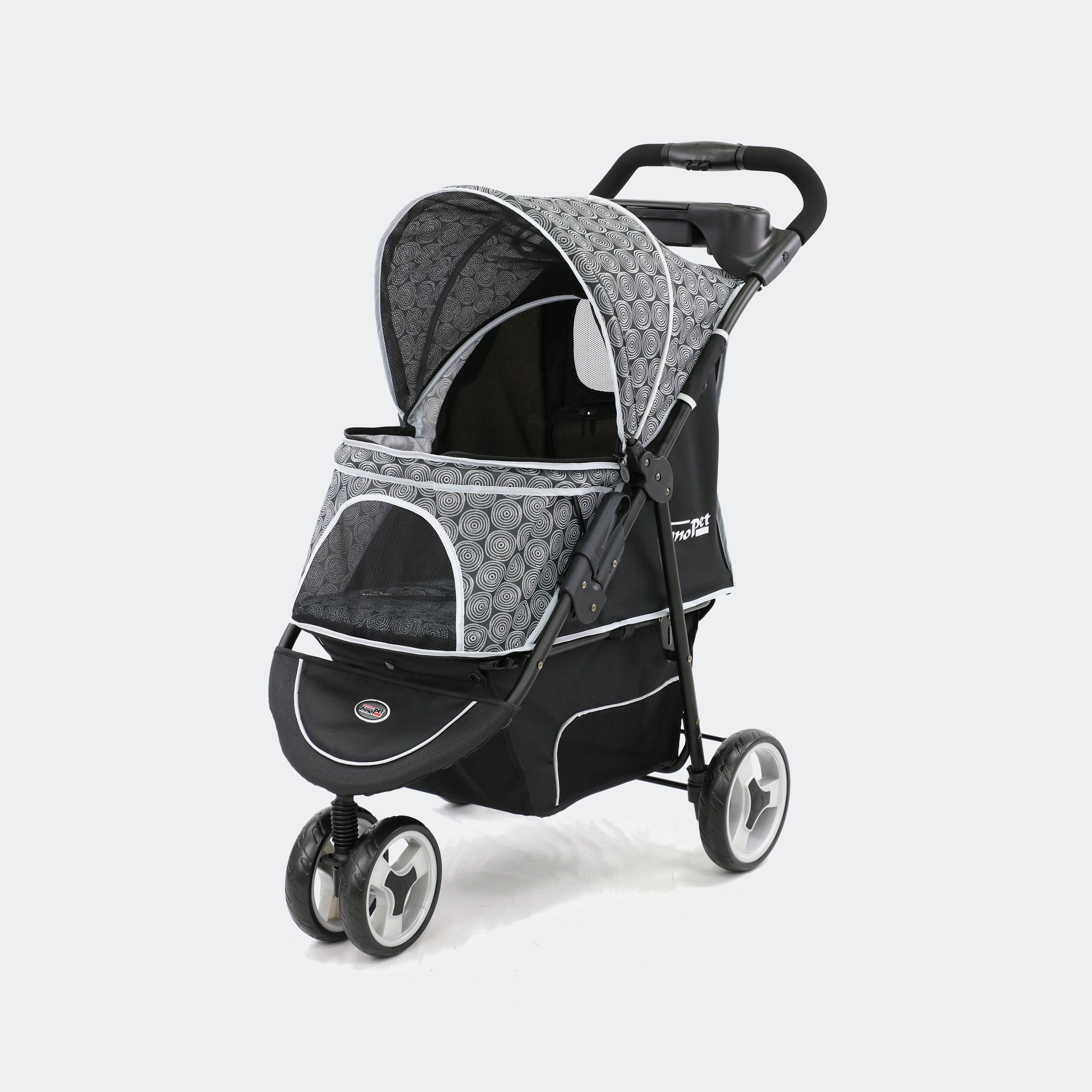 Wandelwagen Honden-Katten Buggy ALLURE - hippe dierenprints Cheetah en Onyx