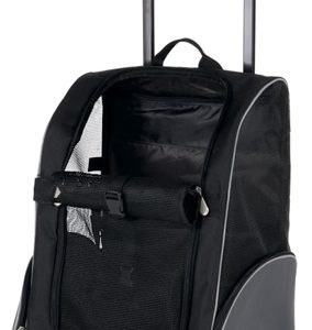 Trixie reismand trolley zwart / grijs