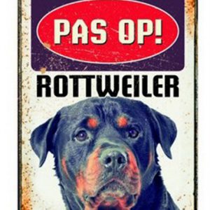 Plenty gifts waakbord blik rottweiler