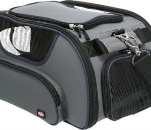 Trixie hondentas vliegtuigtas wings grijs / blauw