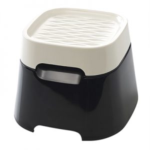 Savic ergo cube drinkbak creme / zwart