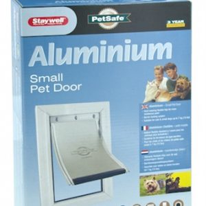 Petsafe hondenluik tot 7 kg aluminium wit