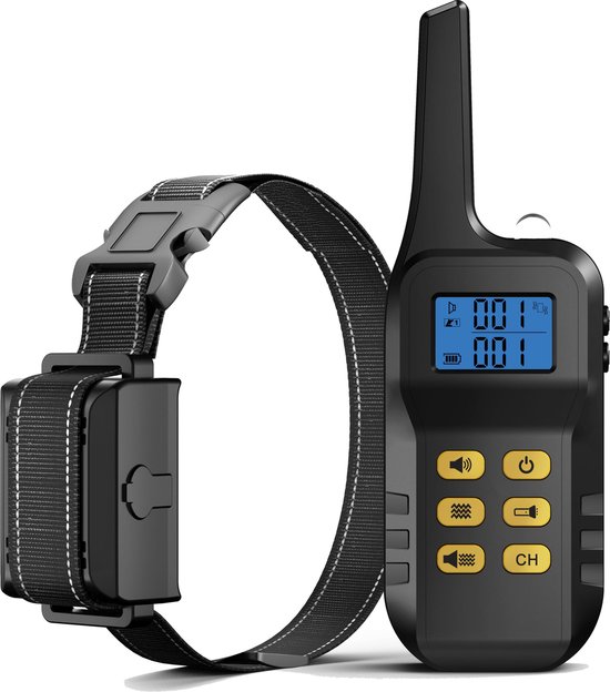 kat Commotie appel Extra ontvanger van diervriendelijke anti-blafband trainingshalsband 2-in-1  BOB-721 - 1000m bereik - geen schok - My Petstore