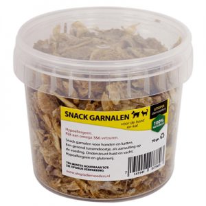 Utopia gedroogde snackgarnalen