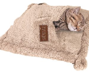 Happy pet kattenslaapzak hugs snuggle