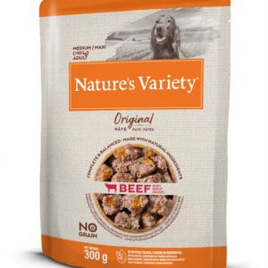 Natures variety original adult medium / maxi pouch beef no grain