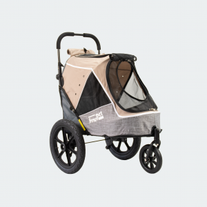 FIETSKAR & BUGGY InnoPet Sporty Dog Trailer DeLuxe - Beige