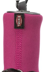 Trixie poepzakhouder neopreen met 20 zakjes assorti