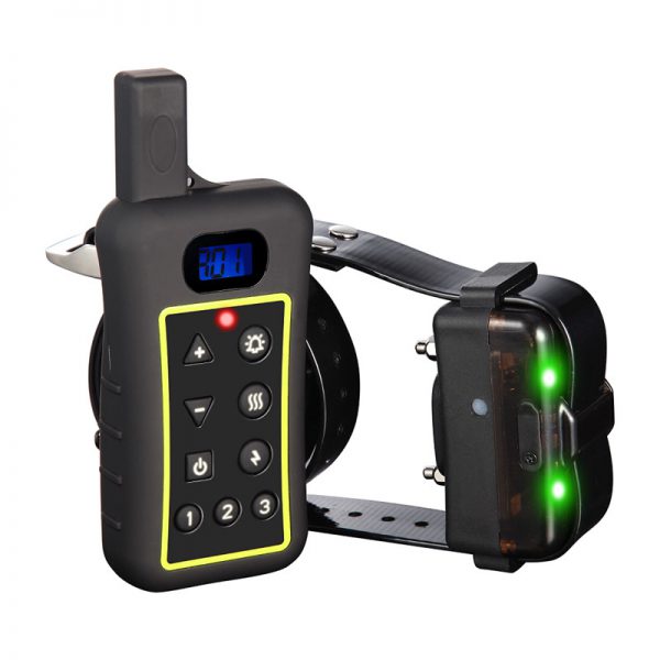 trainingshalsband PTS1200 2-in-1 correctie gedrag en anti-blaf - met LED and DOG ID - oplaadbaar - jachthonden - My