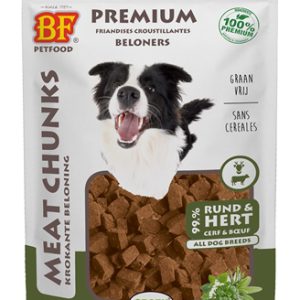 Bf petfood meat chunks rund en hert