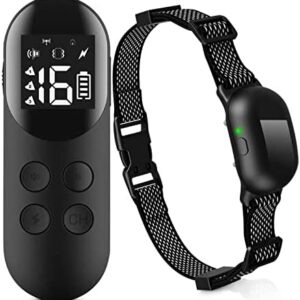 T200 Moderne superdunne trainingshalsband met LCD scherm - magnetisch oplaadbaar tot ca. 300 meter bereik