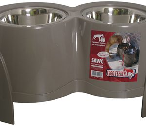 Savic voerbak ergo feeder warmgrijs