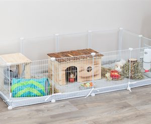 Trixie indoorren metaal / kunststof wit