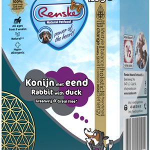 Renske vers bereide maaltijd eend en konijn graanvrij