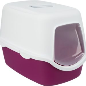 Trixie kattenbak vico oudroze / wit