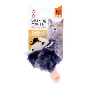 Fofos shaking muis met geluid grijs