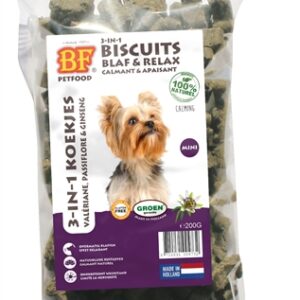 Bf petfood 3 in 1 hondenkoekjes blaf & relax mini