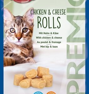 Trixie premio kip & kaas rolletjes voor katten glutenvrij