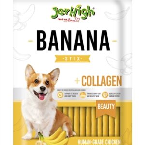 Jerhigh banana stix met kip en collageen