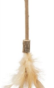 Trixie matatabi lolly hart catnip kattenspeelgoed met veren