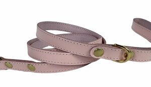 Sazzz hondenriem passion classic leer lichtroze