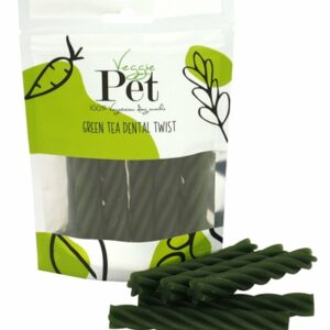 Veggie pet green tea dental twist