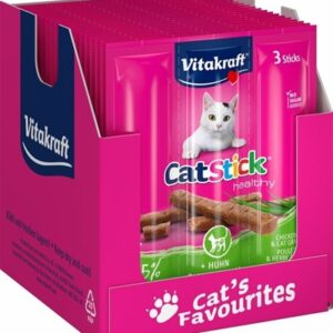 Vitakraft cat-stick mini kip / kattengras