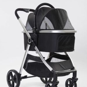 Hondenbuggy Expert - zwart - tot 20 kilo