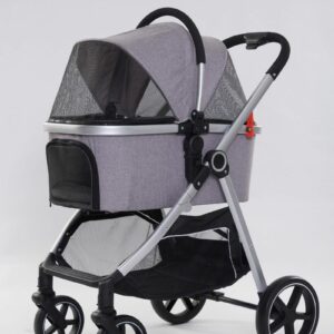 Hondenbuggy Expert - grijs - tot 20 kilo