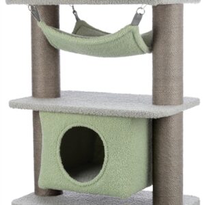 Trixie kitten krabpaal lunito grijs / mintgroen
