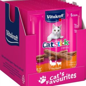Vitakraft cat-stick mini kalkoen met lam