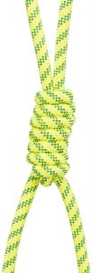 Trixie aquatoy touw trekspeeltje drijvend polyester geel / groen